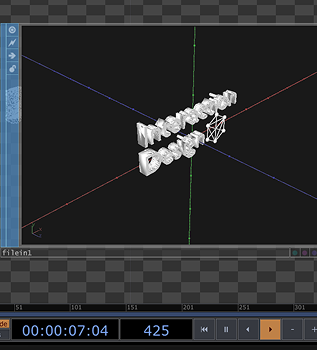 Followed tutorial to add model into touchdesigner