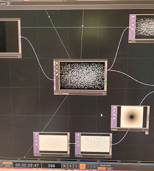 Everythign connects to a flat ParticlesGPU