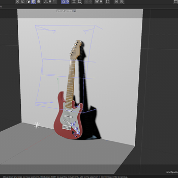 Lighting and staging the model