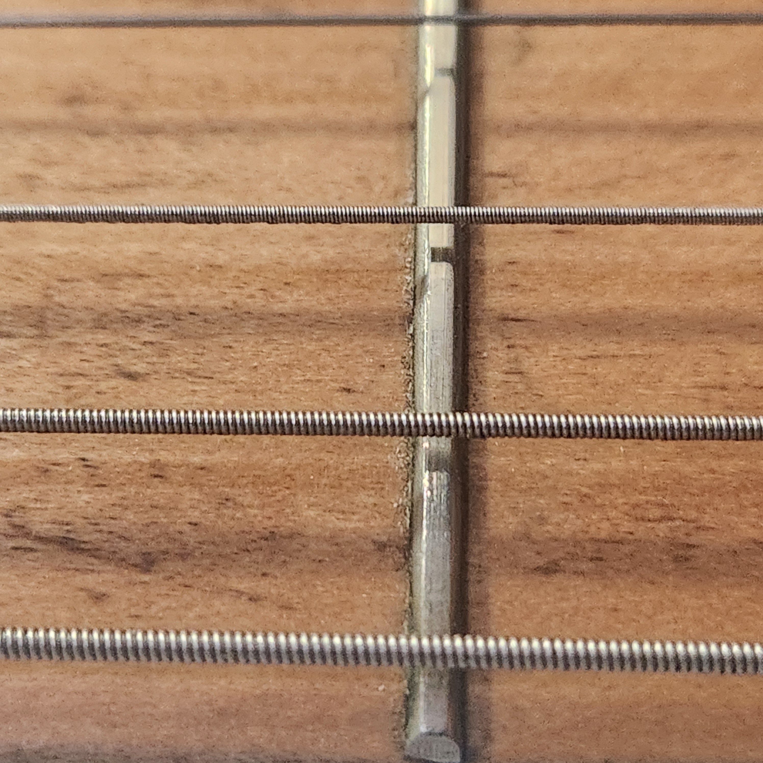 Fretboard and strings