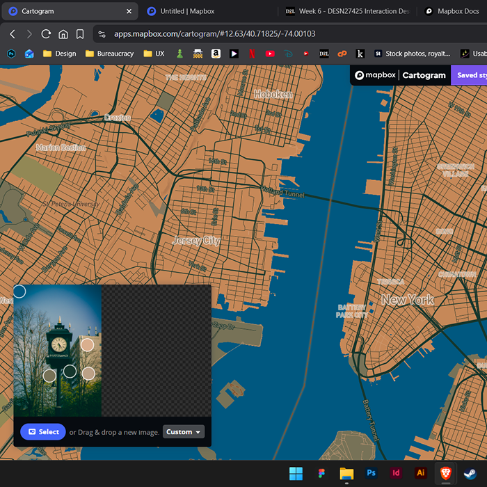 testing more image colour schemes in cartagram
