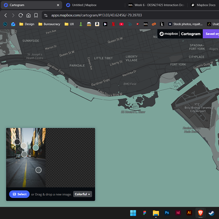the referenced image is bay street in Toronto. I shot this a couple years back